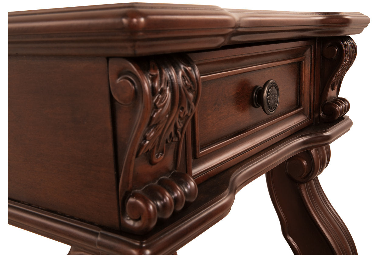 Alymere Rustic Brown End Table - T869-2 - Bien Home Furniture &amp; Electronics