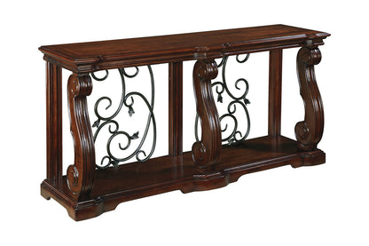 Alymere Rustic Brown Sofa/Console Table - T869-4 - Bien Home Furniture &amp; Electronics