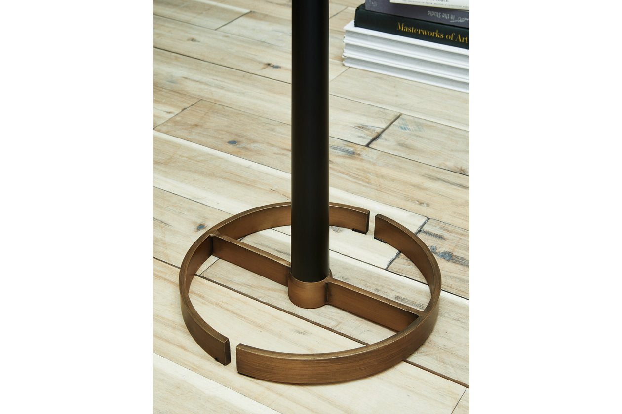 Amadell Black/Gold Finish Floor Lamp - L208361 - Bien Home Furniture &amp; Electronics