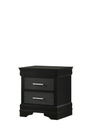 Amalia Black Nightstand - B6918-2 - Bien Home Furniture & Electronics