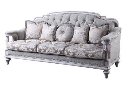 Amancio Antique White Sofa - 16139-3 - Bien Home Furniture &amp; Electronics