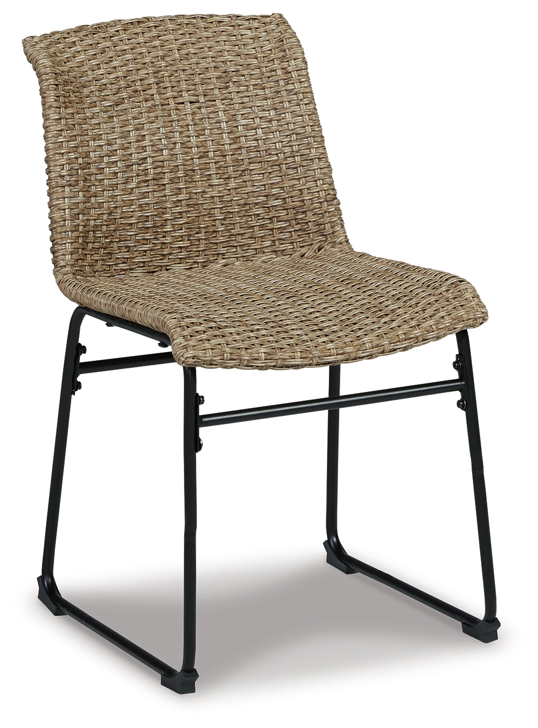 Amaris Brown/Black Outdoor Dining Chair, Set of 2 - P369-601 - Bien Home Furniture &amp; Electronics