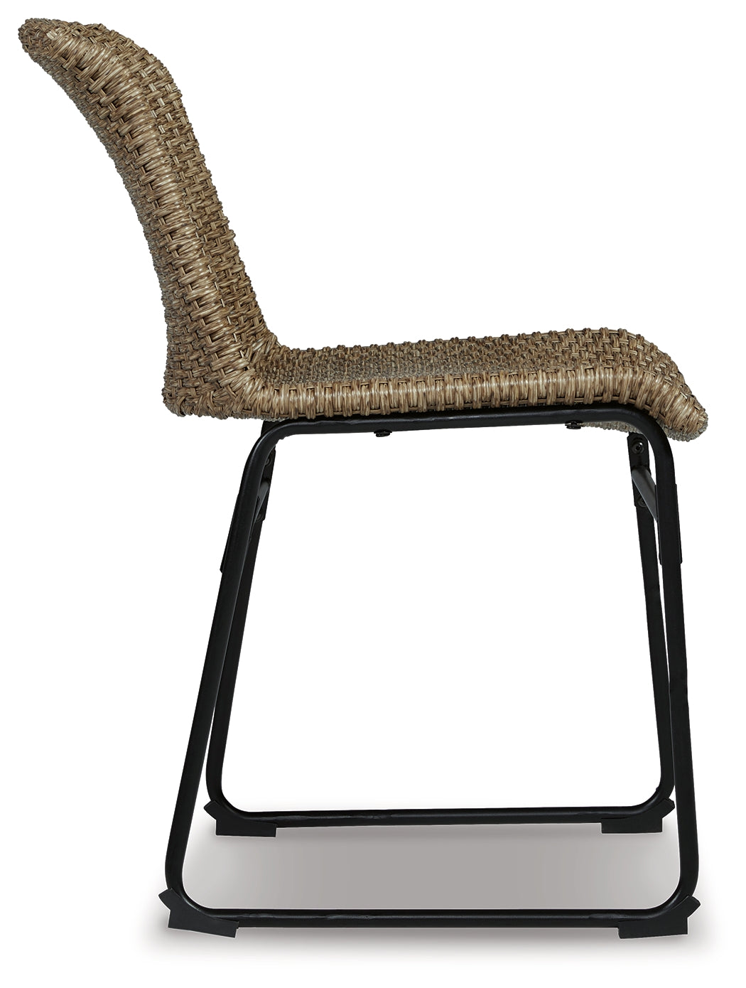 Amaris Brown/Black Outdoor Dining Chair, Set of 2 - P369-601 - Bien Home Furniture &amp; Electronics