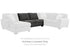 Ambee Slate Armless Loveseat - 2862034 - Bien Home Furniture & Electronics
