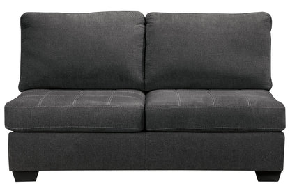 Ambee Slate Armless Loveseat - 2862034 - Bien Home Furniture &amp; Electronics