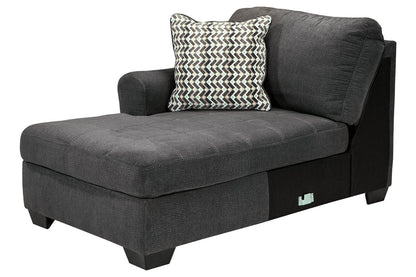 Ambee Slate Left-Arm Facing Corner Chaise - 2862016 - Bien Home Furniture &amp; Electronics