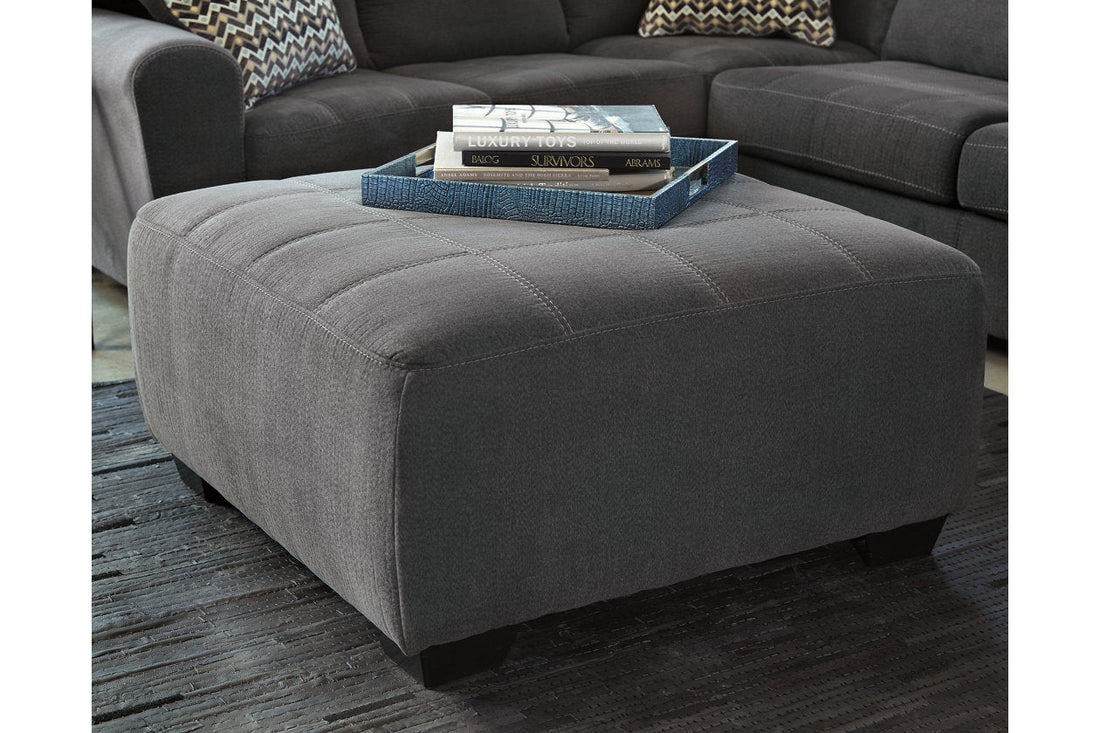 Ambee Slate Oversized Accent Ottoman - 2862008 - Bien Home Furniture &amp; Electronics