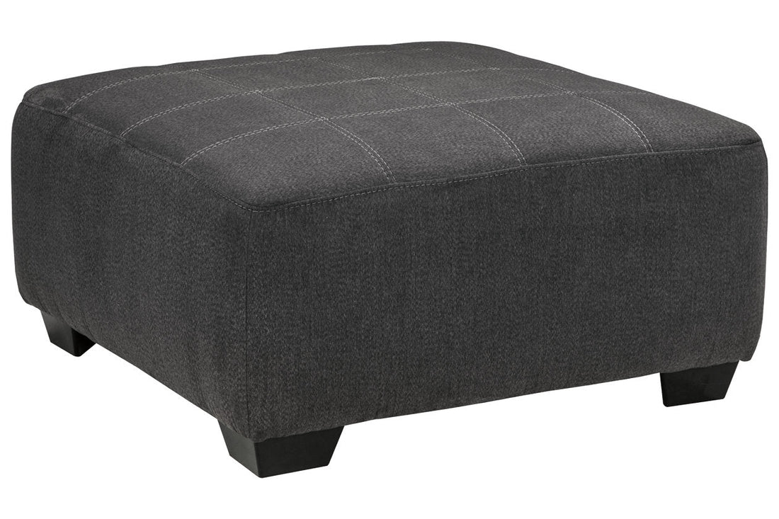 Ambee Slate Oversized Accent Ottoman - 2862008 - Bien Home Furniture &amp; Electronics