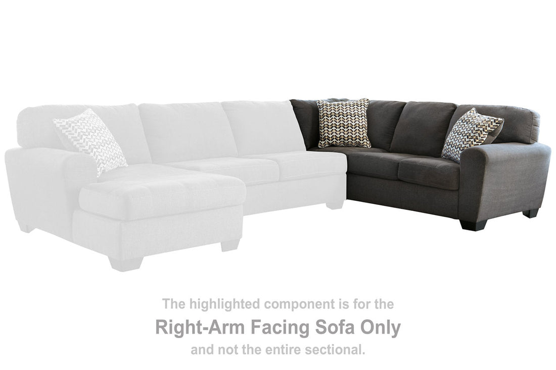Ambee Slate Right-Arm Facing Sofa - 2862067 - Bien Home Furniture &amp; Electronics