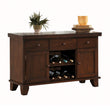 Ameillia Dark Oak Server - 586-40 - Bien Home Furniture & Electronics