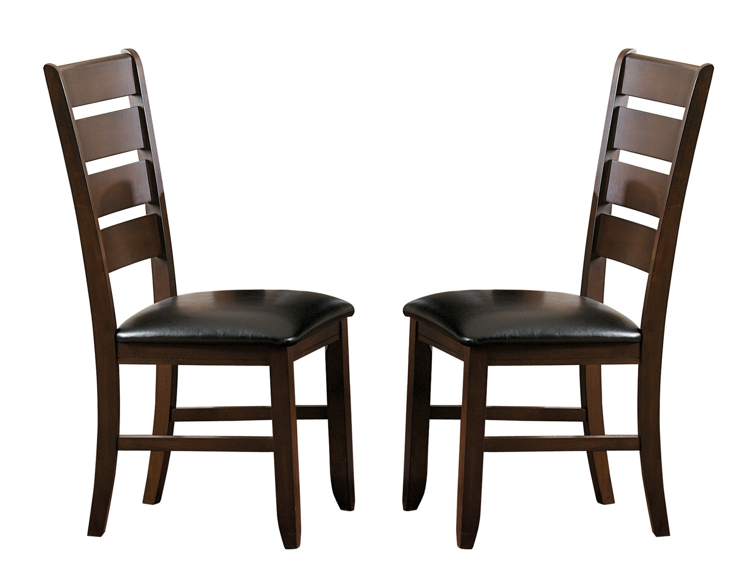 Ameillia Dark Oak Side Chair, Set of 2 - 586S - Bien Home Furniture &amp; Electronics