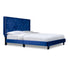 Amelia Blue Velvet Queen Platform Bed - SH283BLU-1 - Bien Home Furniture & Electronics