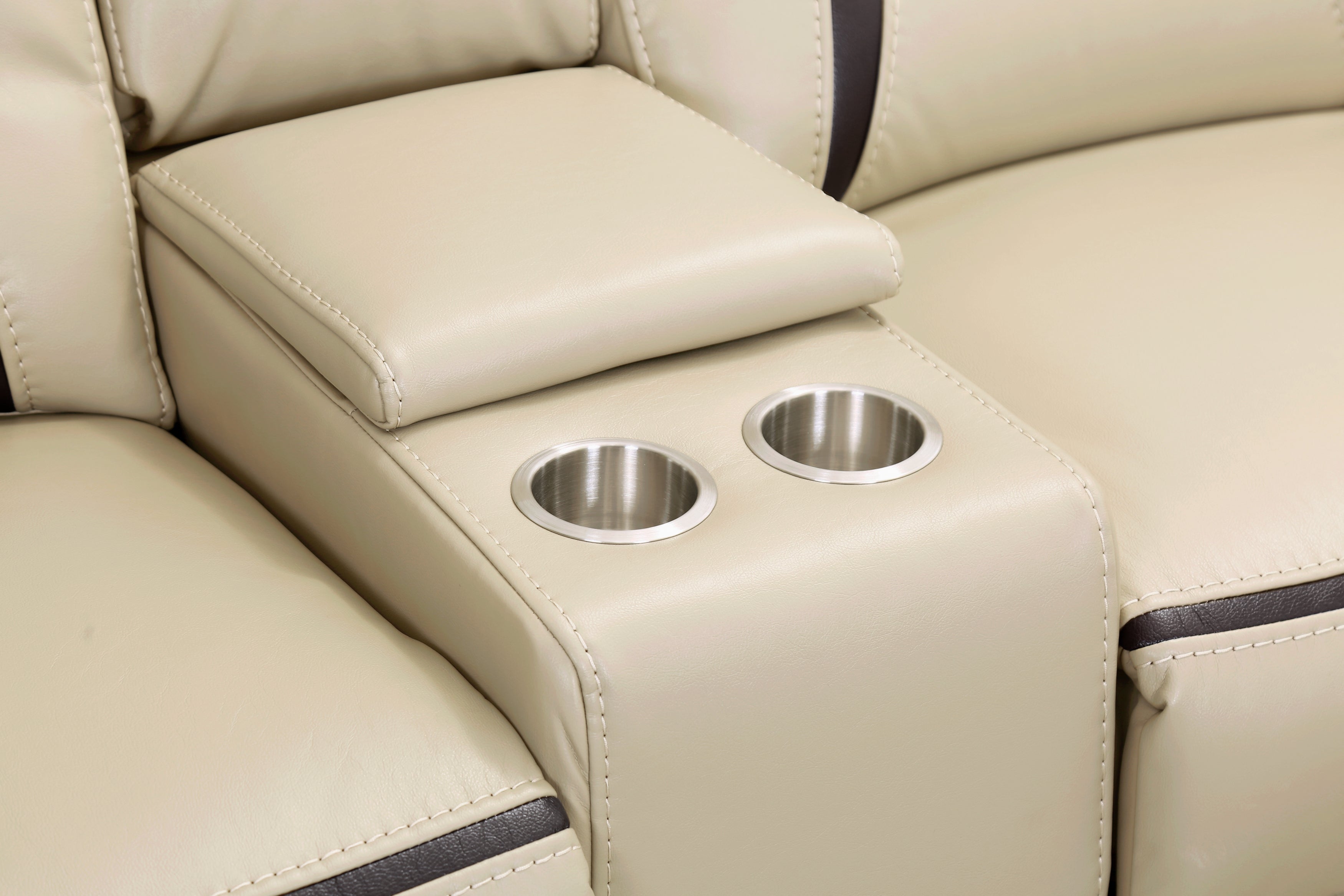 Amite Beige 6-Piece Modular Power Reclining Sectional - 8229*6PW - Bien Home Furniture &amp; Electronics
