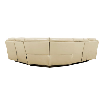 Amite Beige 6-Piece Modular Power Reclining Sectional - 8229*6PW - Bien Home Furniture &amp; Electronics