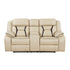 Amite Beige Power Double Reclining Loveseat - 8229NBE-2PW - Bien Home Furniture & Electronics