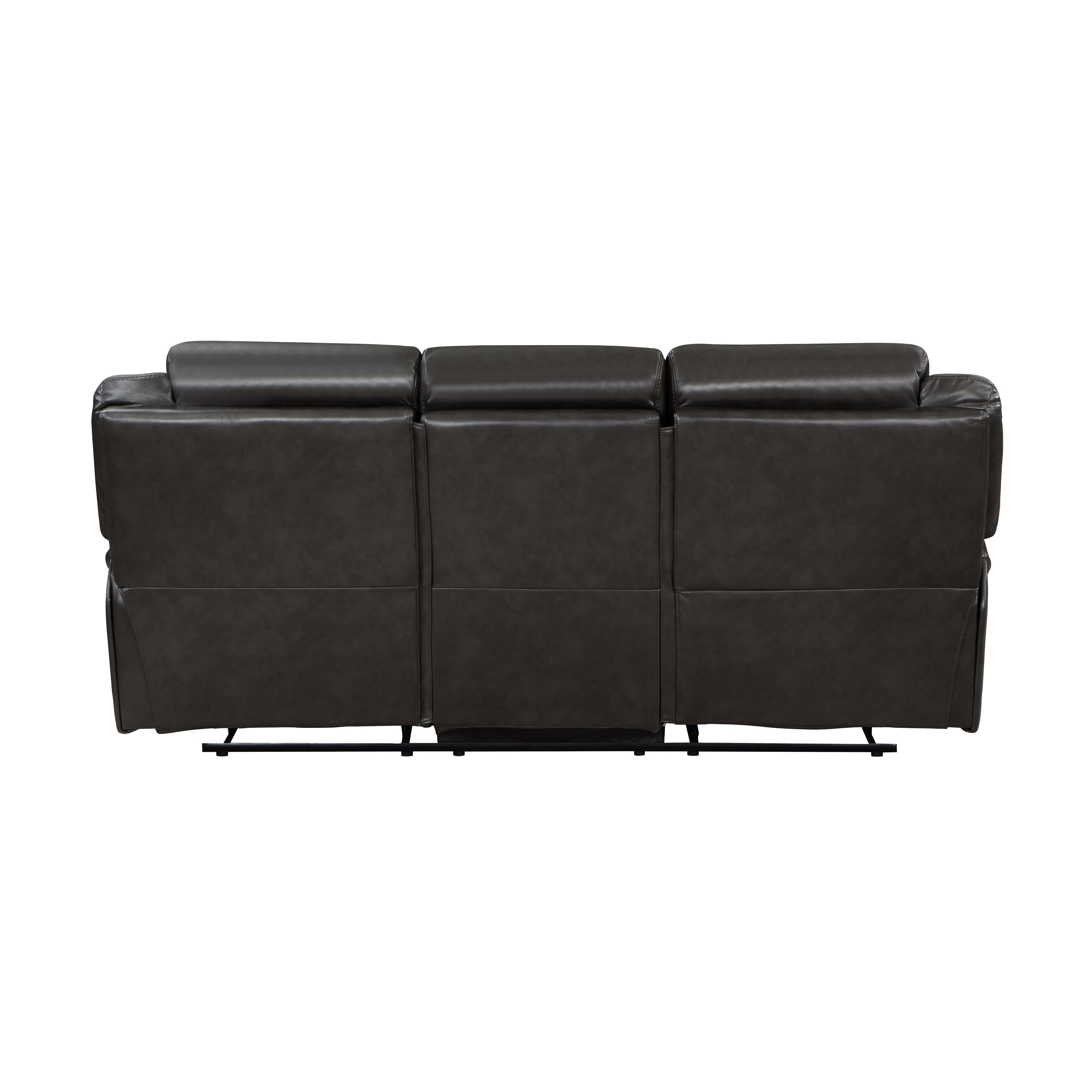 Amite Dark Gray Double Reclining Sofa - 8229NDG-3 - Bien Home Furniture &amp; Electronics