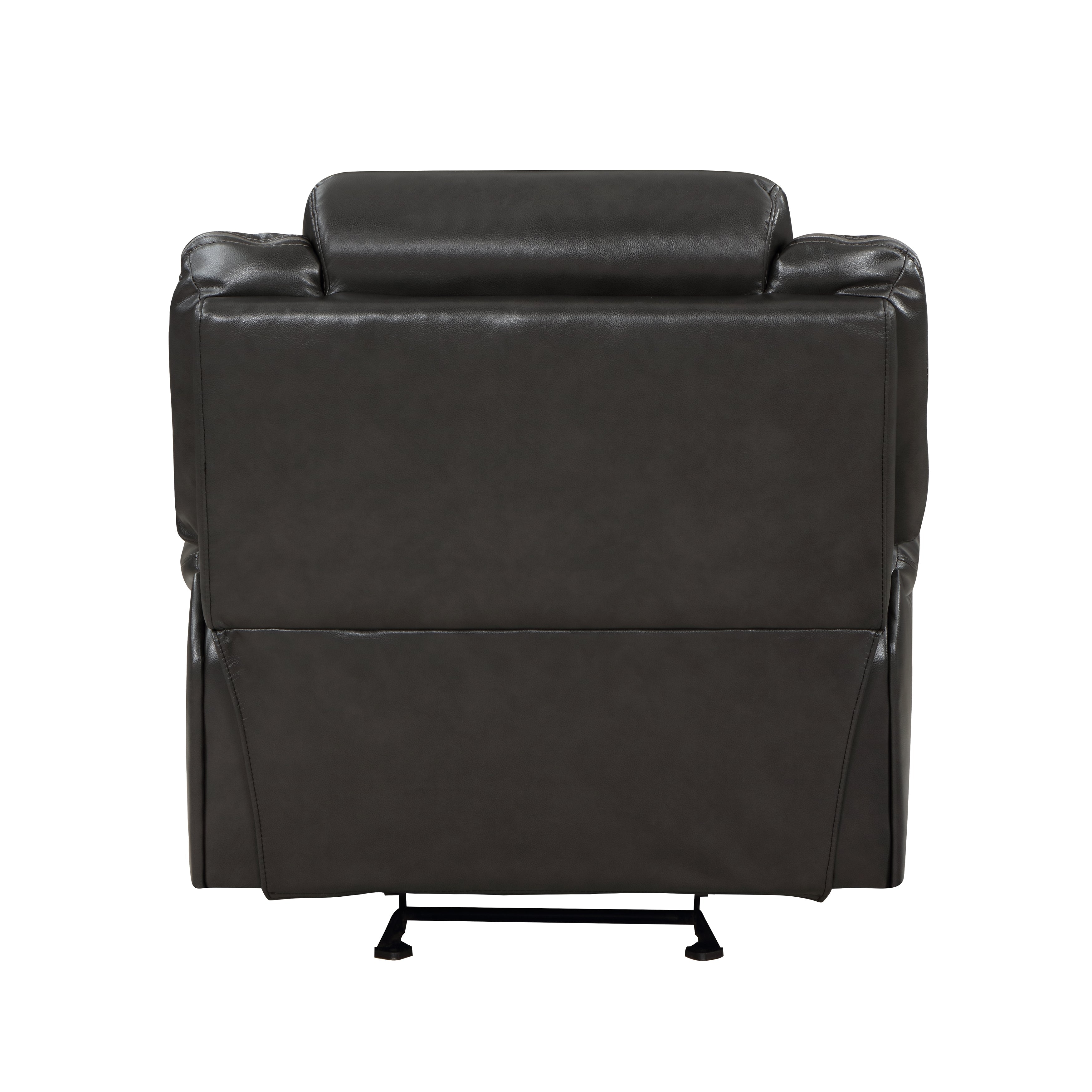 Amite Dark Gray Glider Reclining Chair - 8229NDG-1 - Bien Home Furniture &amp; Electronics