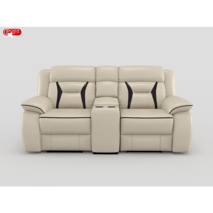 Amite Dark Gray Power Double Reclining Loveseat - 8229NDG-2PW - Bien Home Furniture &amp; Electronics