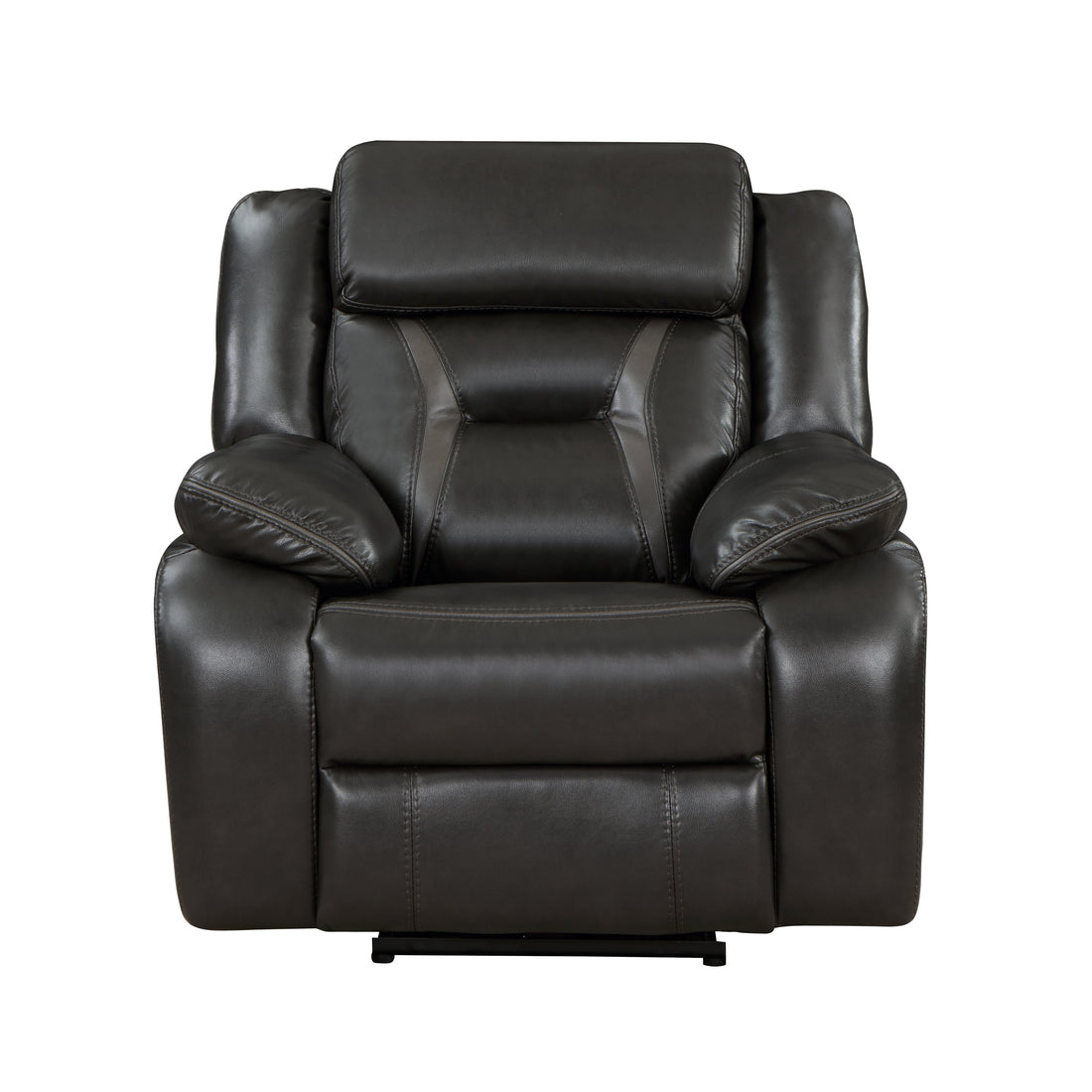 Amite Dark Gray Power Reclining Chair - 8229NDG-1PW - Bien Home Furniture &amp; Electronics