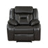 Amite Dark Gray Power Reclining Chair - 8229NDG-1PW - Bien Home Furniture & Electronics