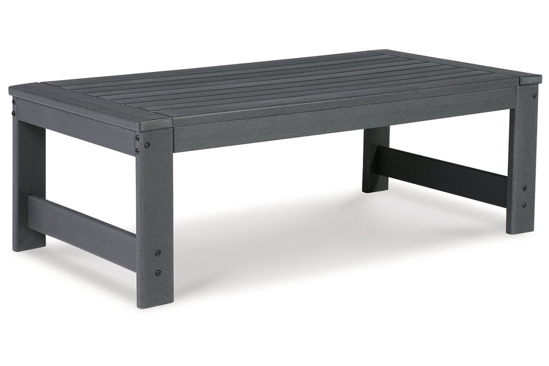 Amora Charcoal Gray Outdoor Coffee Table - P417-701 - Bien Home Furniture &amp; Electronics