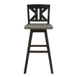 Amsonia Black Swivel Pub Counter Height Chairs, Set of 2 - 5602-29BKS1 - Bien Home Furniture & Electronics