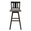 Amsonia Black Swivel Pub Counter Height Chairs, Set of 2 - 5602-29BKS2 - Bien Home Furniture & Electronics
