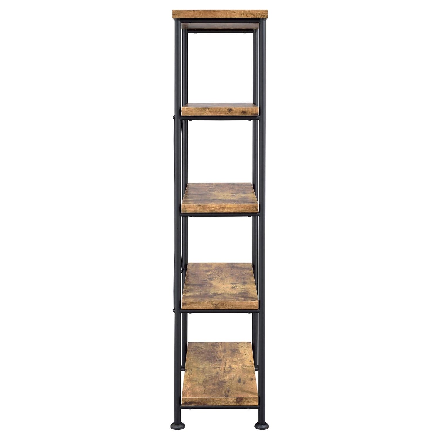 Analiese Antique Nutmeg 4-Shelf Bookcase - 801542 - Bien Home Furniture &amp; Electronics