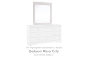 Anarasia White Bedroom Mirror (Mirror Only) - B129-36 - Bien Home Furniture & Electronics