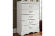 Anarasia White Chest of Drawers - B129-46 - Bien Home Furniture & Electronics