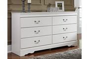 Anarasia White Dresser - B129-31 - Bien Home Furniture & Electronics