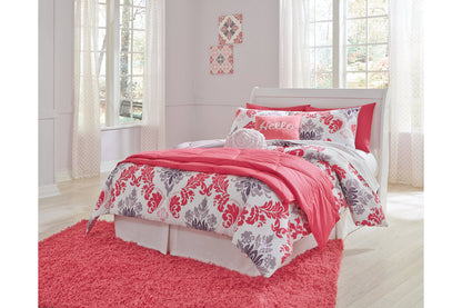 Anarasia White Full Sleigh Headboard - B129-87 - Bien Home Furniture &amp; Electronics