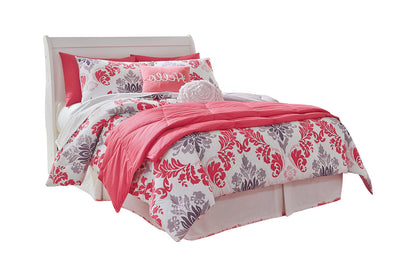 Anarasia White Full Sleigh Headboard - B129-87 - Bien Home Furniture &amp; Electronics