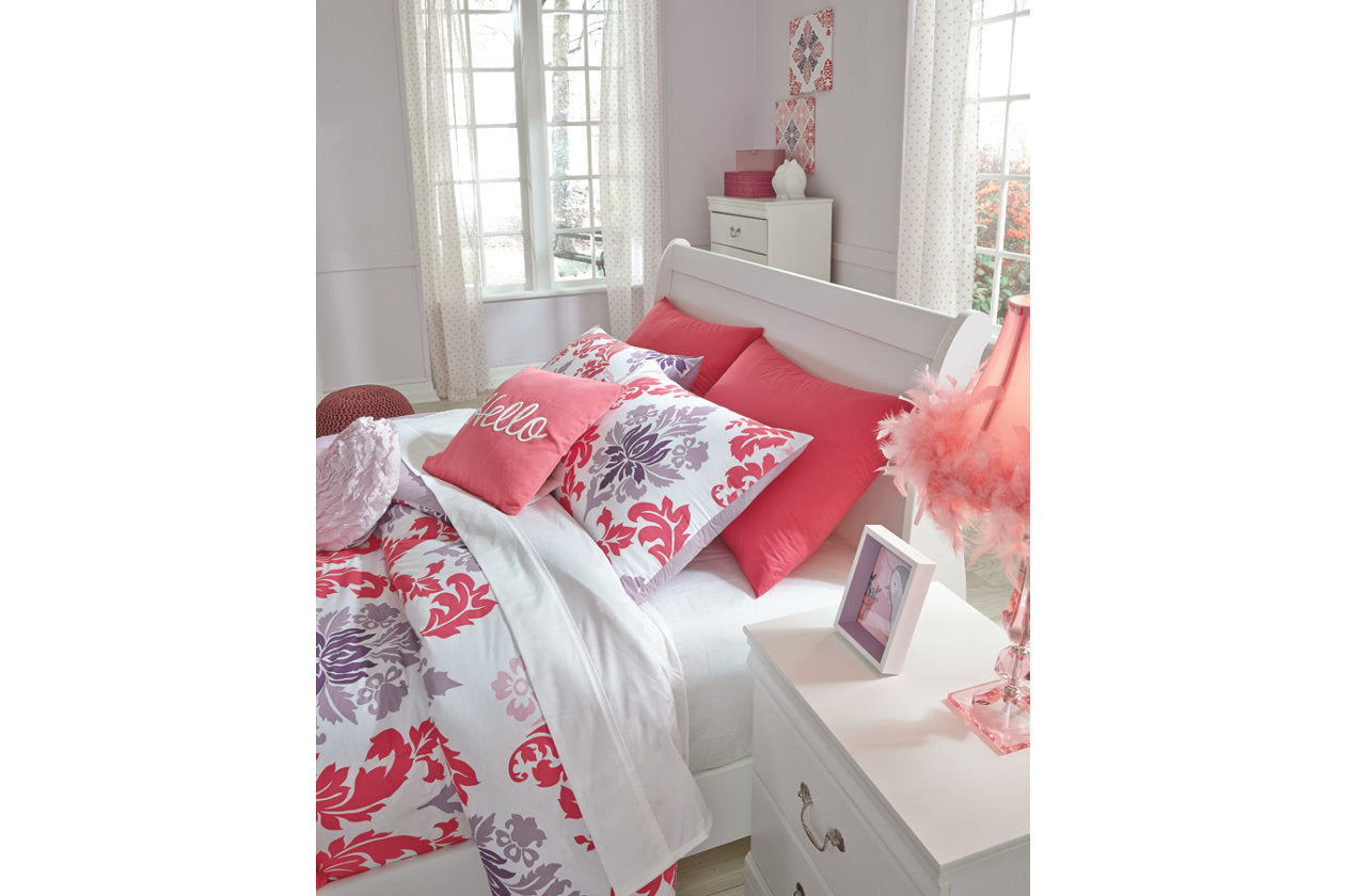 Anarasia White Full Sleigh Headboard - B129-87 - Bien Home Furniture &amp; Electronics