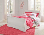 Anarasia White Full Sleigh Rails - B129-88 - Bien Home Furniture &amp; Electronics