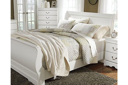 Anarasia White Queen Sleigh Headboard - B129-77 - Bien Home Furniture &amp; Electronics