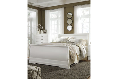 Anarasia White Queen Sleigh Headboard - B129-77 - Bien Home Furniture &amp; Electronics