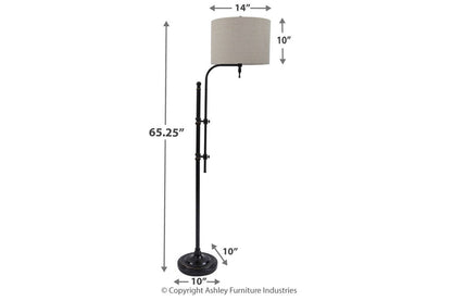 Anemoon Black Floor Lamp - L734251 - Bien Home Furniture &amp; Electronics
