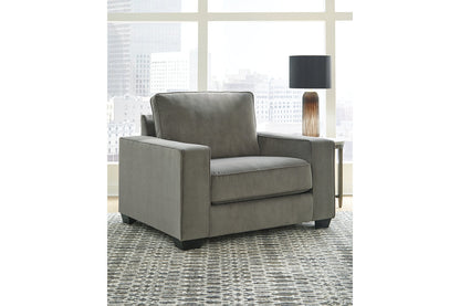 Angleton Sandstone Oversized Chair - 6770323 - Bien Home Furniture &amp; Electronics