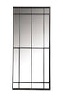 Annetta Rectangular Window Pane Wall Mirror Black - 962913 - Bien Home Furniture & Electronics