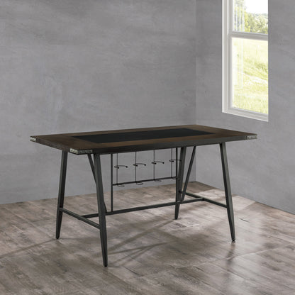 Appert Brown/Dark Gray Counter Height Table - SET | 5566-36 | 5566-36G - Bien Home Furniture &amp; Electronics