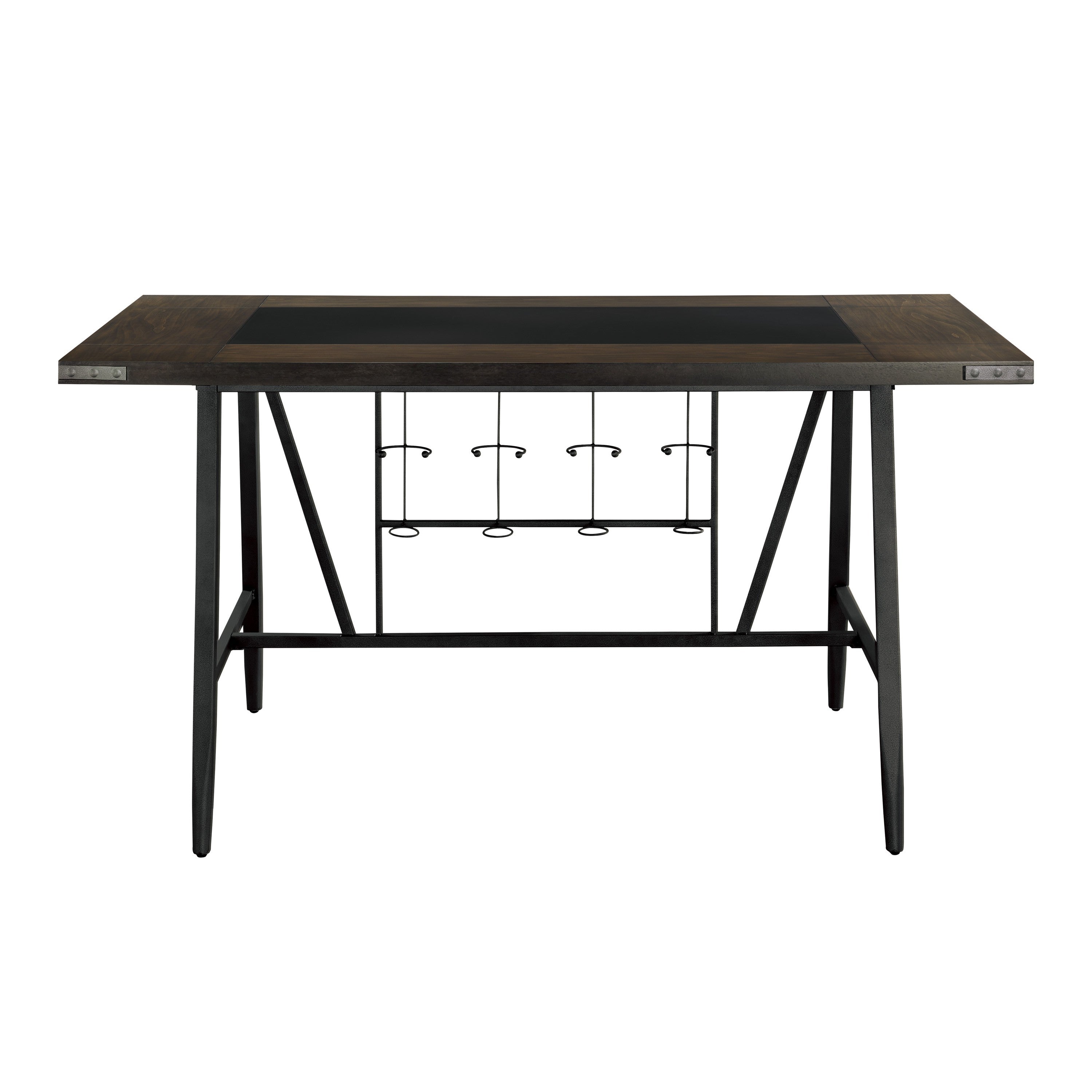 Appert Brown/Dark Gray Counter Height Table - SET | 5566-36 | 5566-36G - Bien Home Furniture &amp; Electronics