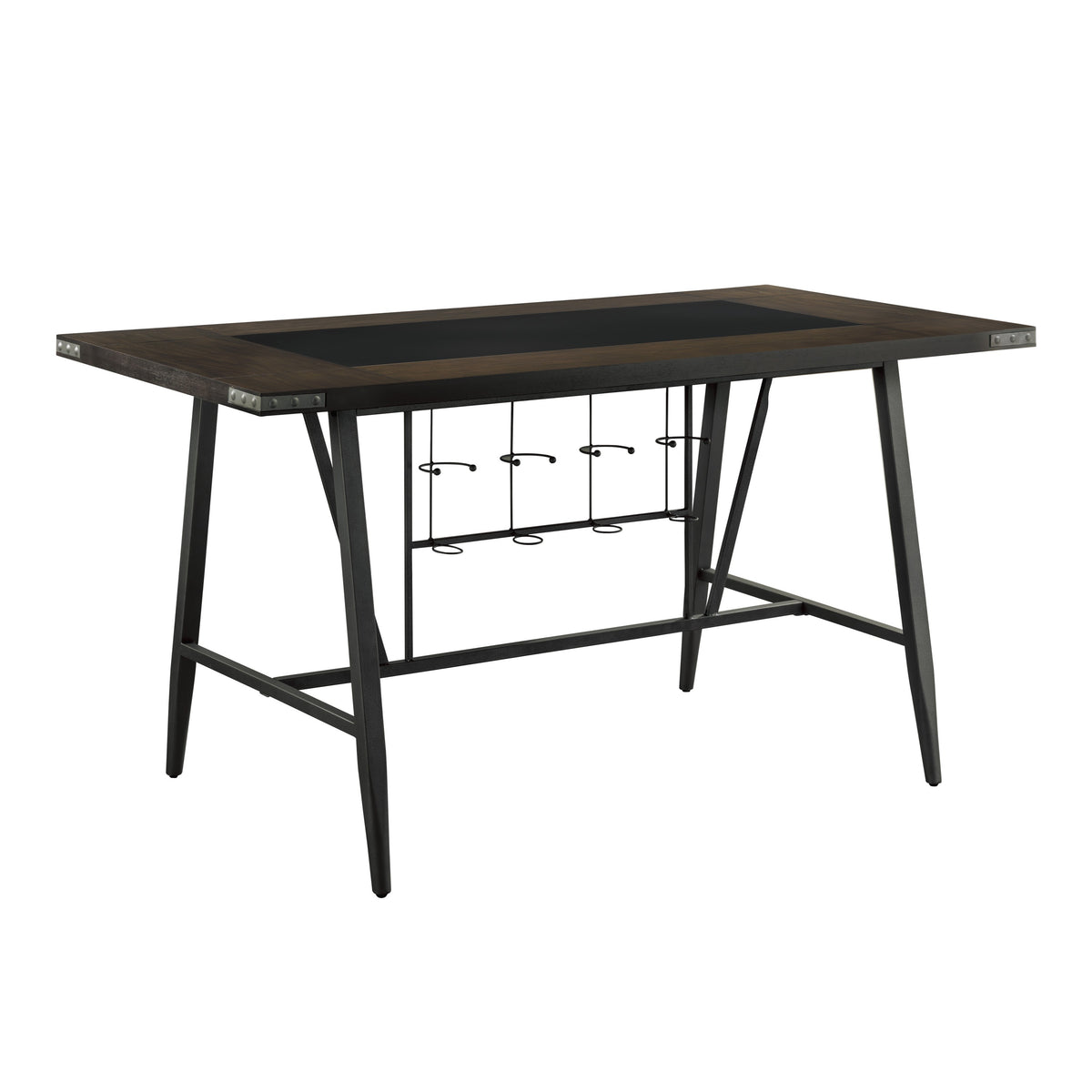 Appert Brown/Dark Gray Counter Height Table - SET | 5566-36 | 5566-36G - Bien Home Furniture &amp; Electronics