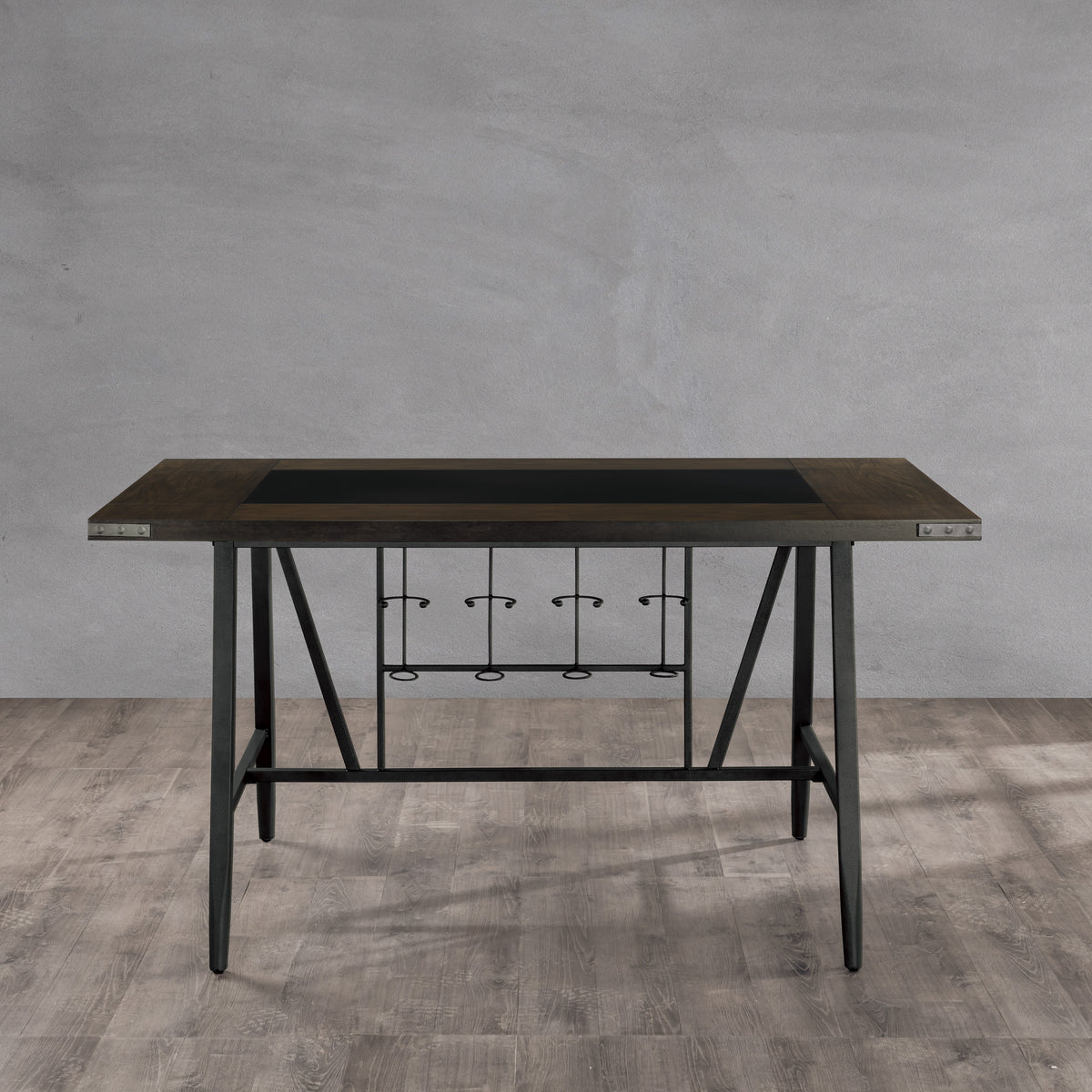 Appert Brown/Dark Gray Counter Height Table - SET | 5566-36 | 5566-36G - Bien Home Furniture &amp; Electronics