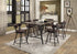 Appert Brown/Dark Gray Swivel Counter Chair, Set of 2 - 5566-24BR - Bien Home Furniture & Electronics