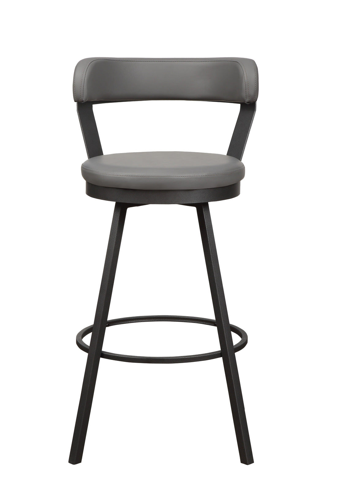 Appert Gray/Dark Gray Swivel Pub Height Chair, Set of 2 - 5566-29GY - Bien Home Furniture &amp; Electronics