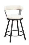 Appert White/Dark Gray Counter Chair, Set of 2 - 5566-24WT - Bien Home Furniture & Electronics