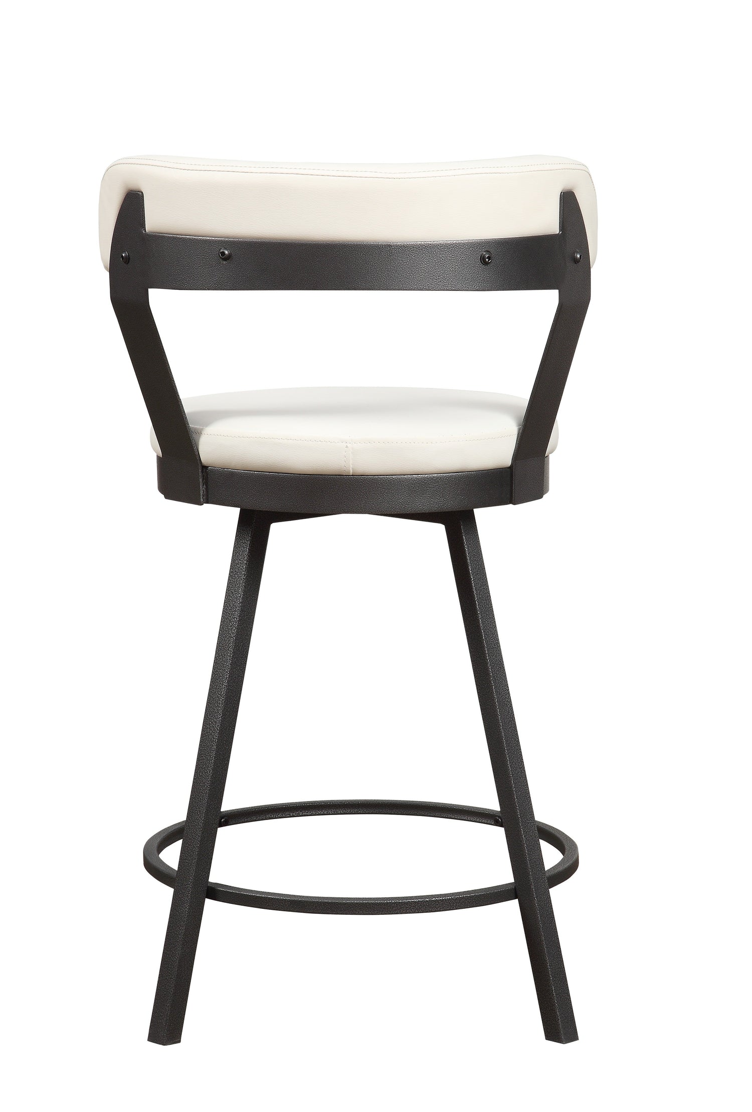 Appert White/Dark Gray Counter Chair, Set of 2 - 5566-24WT - Bien Home Furniture &amp; Electronics