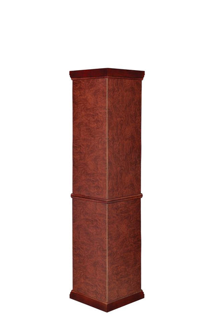 Appledale Medium Brown 6-Shelf Corner Curio Cabinet - 3393 - Bien Home Furniture &amp; Electronics