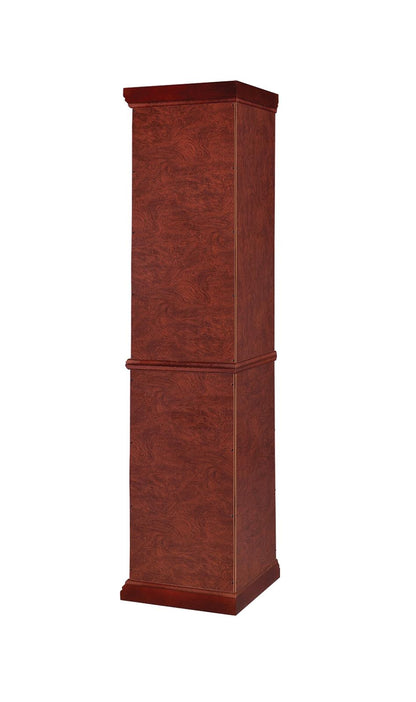 Appledale Medium Brown 6-Shelf Corner Curio Cabinet - 3393 - Bien Home Furniture &amp; Electronics